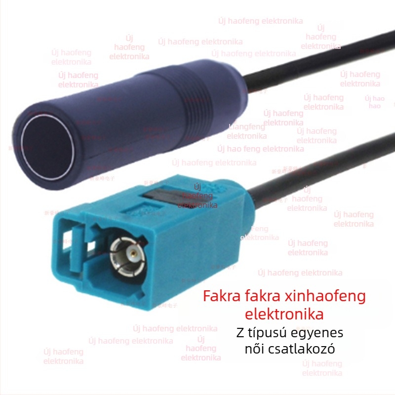 GPS antenna hosszabbító kábel Fakra Z női csatlakozóval autócsatlakozóhoz, RG174 RF kábel
