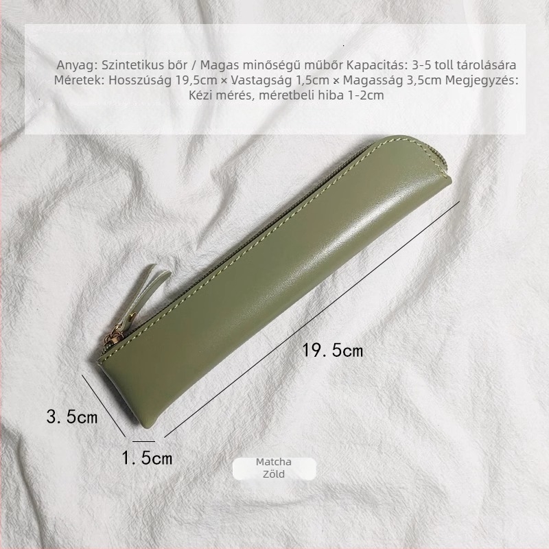 PU bőr tolltartó, koreai verzió stílus, uniszex, alapcsomagolás, IP-engedély nélküli