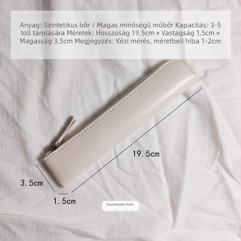 PU bőr tolltartó, koreai verzió stílus, uniszex, alapcsomagolás, IP-engedély nélküli