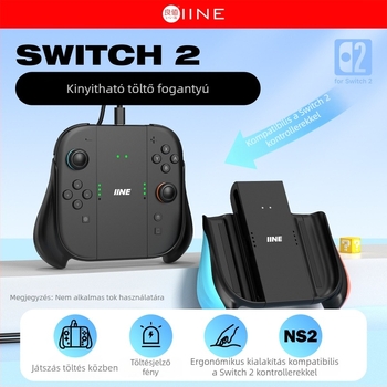 Good Value Switch 2 Töltőfogantyú Kettős Markolatokkal (Bal és Jobb), Teleszkópos Kialakítás