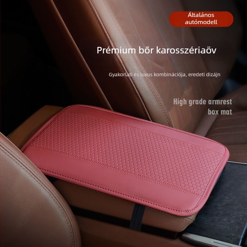 Bőr autókarfájának párnája, univerzális illeszkedés, testreszabható