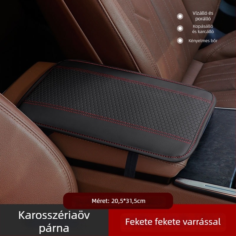 Bőr autókarfájának párnája, univerzális illeszkedés, testreszabható