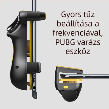 Vezeték nélküli tabletás játékvezérlő hatujjas tüzelés, automatikus tüzelés, erővisszajelzés, ABS+PC anyagból, 1 játékos, kompatibilis iPhone és Android
