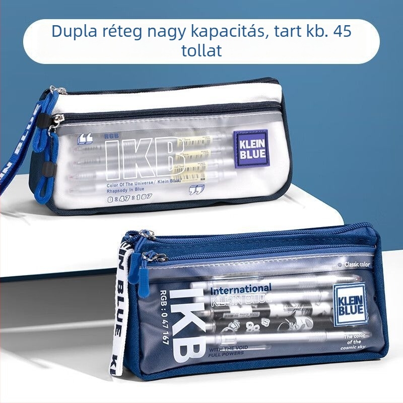 Klein tolltartó diákoknak – Nagy kapacitás, Vászon, Uniszex, Ins-stílus