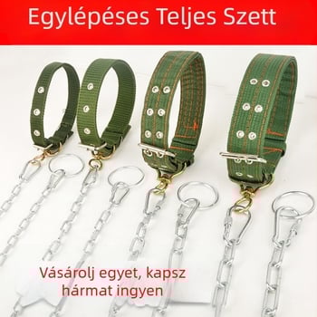 Xiaoju fém kutyalánc és póráz — háziállat‑láncok és kötelek