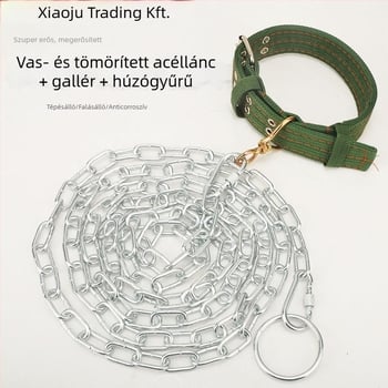 Xiaoju fém kutyalánc és póráz — háziállat‑láncok és kötelek