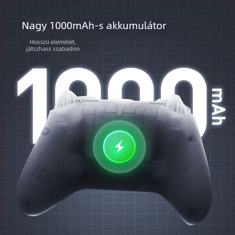 G3V2 hárommodos vezeték nélküli játékvezérlő Bluetooth- és USB-C-vel, Hall-szenzoros joystick és ravasz gombok PC-hez