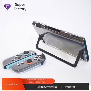 Switch2 védőtok bal és jobb kezelőkhöz, PC/TPU anyag, kompatibilis a Switch2 generációval, súly 100 g