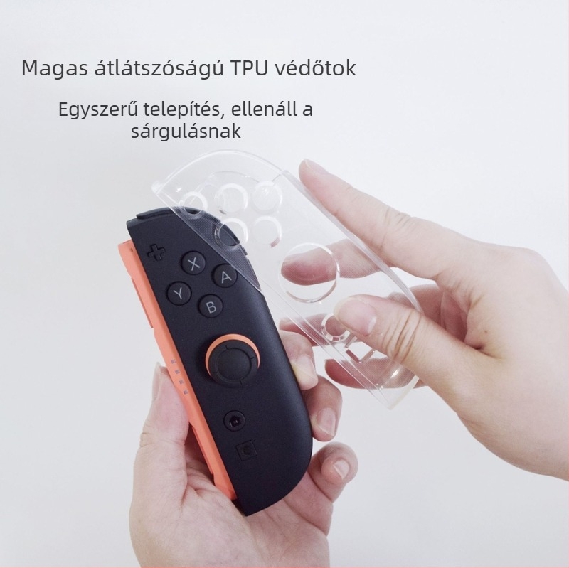 Switch2 védőtok bal és jobb kezelőkhöz, PC/TPU anyag, kompatibilis a Switch2 generációval, súly 100 g