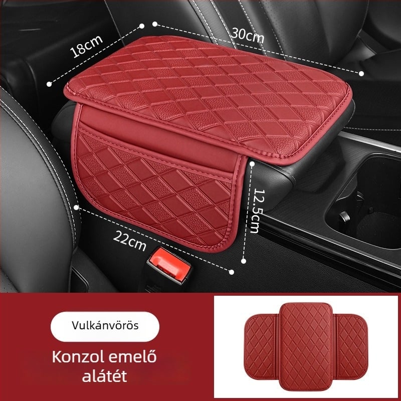 Autó kartámasz-emelő matrac bőrtároló táskával, univerzális illeszkedés