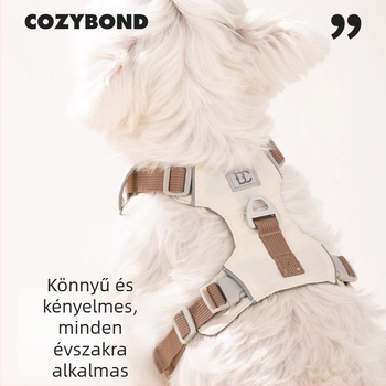 Könnyű mellkasi hám, sétákhoz, kis- és közepes méretű kutyáknak