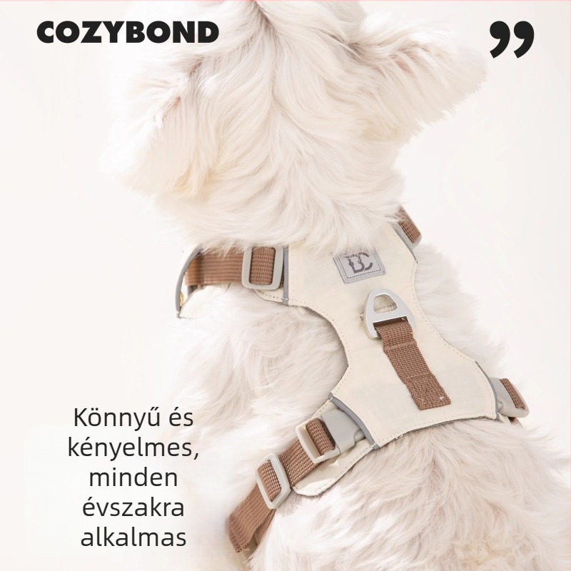 Könnyű mellkasi hám, sétákhoz, kis- és közepes méretű kutyáknak