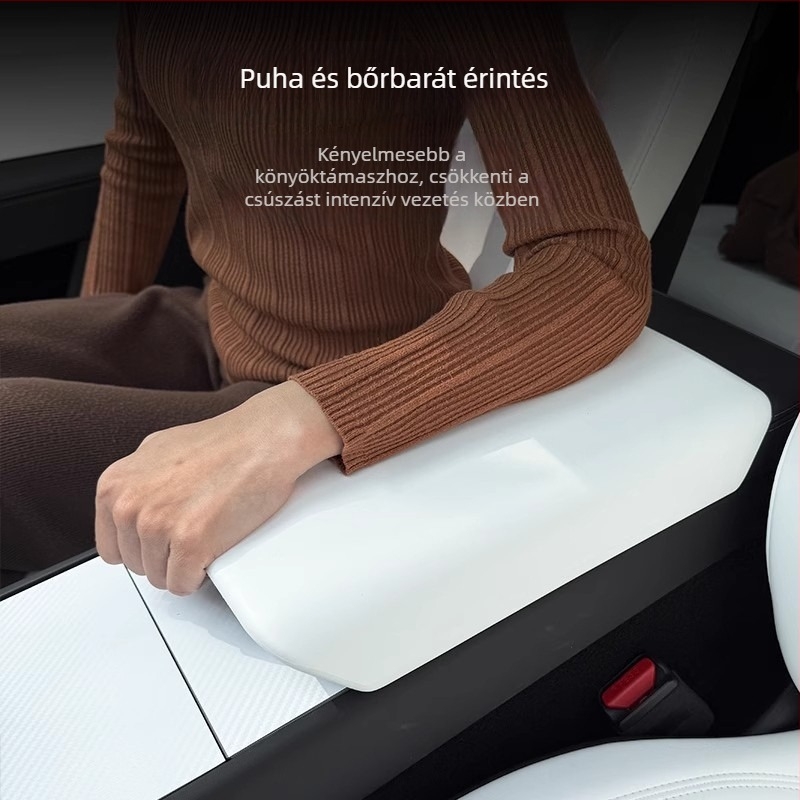 Tesla Model 3/Y könyöktámasz védőburkolat – belső dekorációs kiegészítő