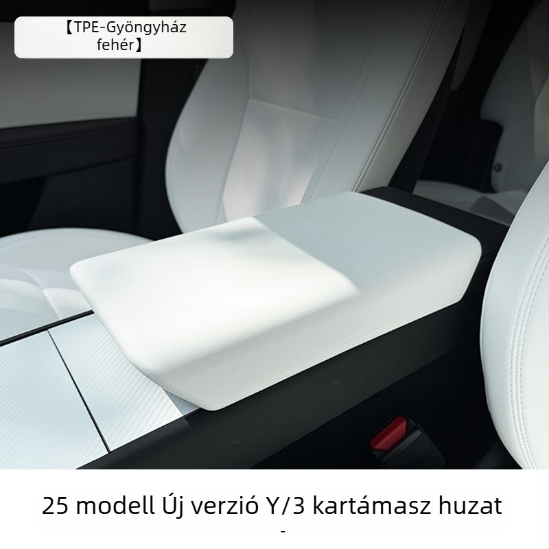 Tesla Model 3/Y könyöktámasz védőburkolat – belső dekorációs kiegészítő