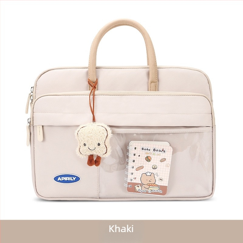 Aranyos notebook laptop táska levegő párnázással, 14 hüvelykes, kézitáska, kompatibilis Xiaoxin 15,6 hüvelykes laptophoz és 13,3 hüvelykes tabletához
