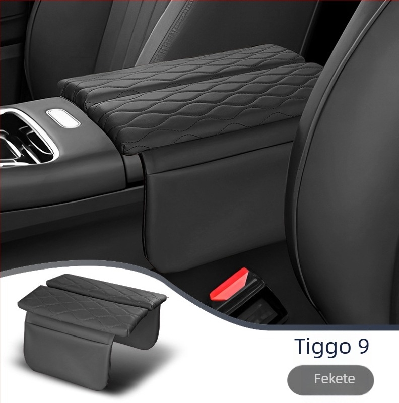 Bőrpárna a kartámasz védelmére Chery Tiggo 9-hez — Forge Ahead központi kartámasz fedél emelő párnával