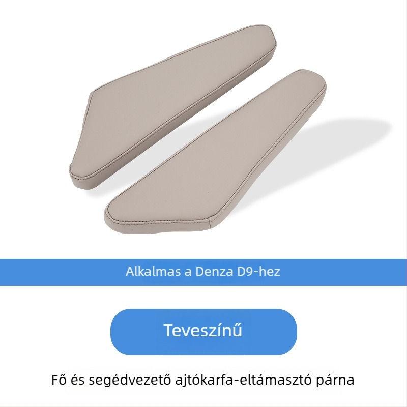 D9 Tens (2022–2025) Ajtókarfa párna – Vezetői ülés és középső kartámasz, PU anyag, testreszabás nélkül