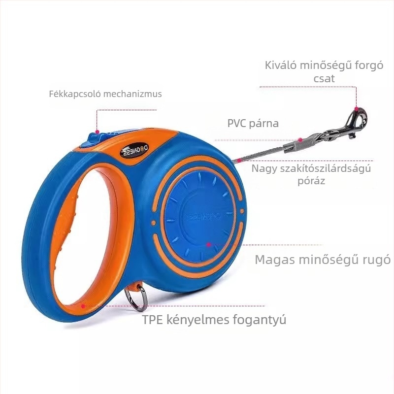 Kihúzható kutyapóráz – Dogness Nylon (Nylon; Dogness; Kihúzható)