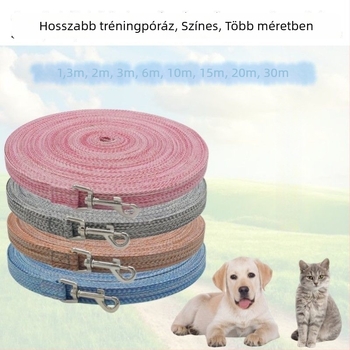 Képzési kötélpóráz kutyáknak és macskáknak, nem meghosszabbítható, anyag: Egyéb; kategória: háziállat-láncok és kötelek.