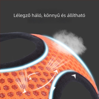 Reflektív, lélegző kutya mell-hám és póráz — mellény-stílusú dizájn, hátsó pántokkal, menekülés elleni
