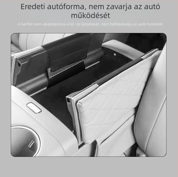 Középső kartámaszvédő bőrpárna magasságot növelő, kompatibilis a 26 VW Sagitar L modellhez