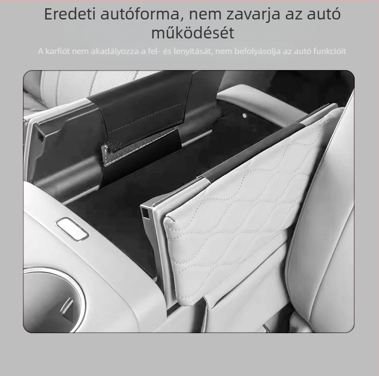 Középső kartámaszvédő bőrpárna magasságot növelő, kompatibilis a 26 VW Sagitar L modellhez