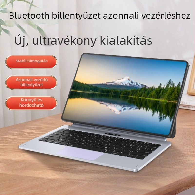 Samsung S9/S13 mágneses lebegő billentyűzet és univerzális védőtok iPad 10. generációhoz