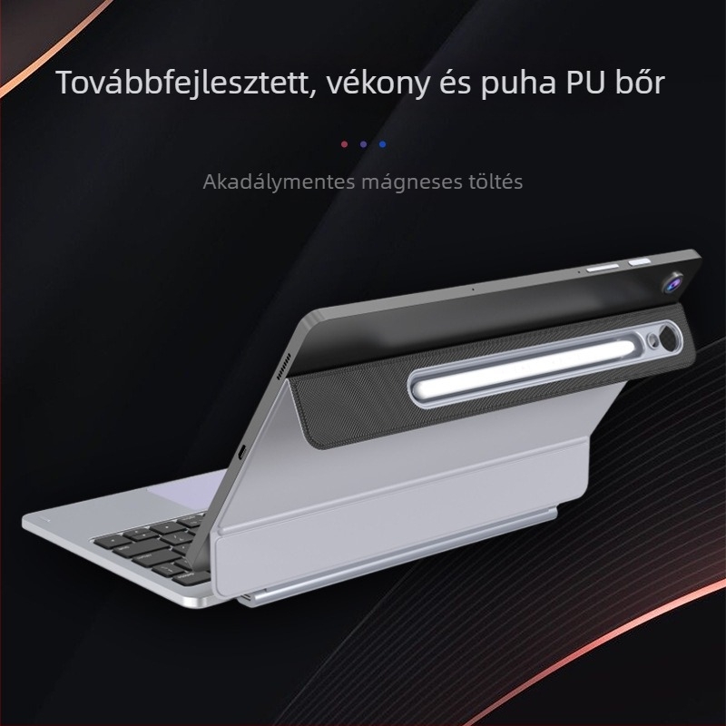 Samsung S9/S13 mágneses lebegő billentyűzet és univerzális védőtok iPad 10. generációhoz