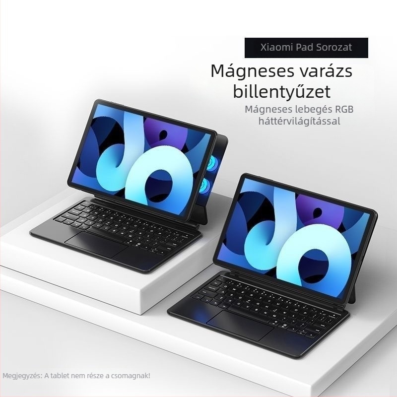 Xiaomi tabletához készült Bluetooth billentyűzet háttérvilágítással és érintőpaddal, 800 g, kompatibilis Xiaomi 5/6/7Pro