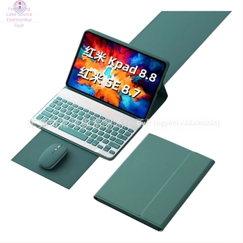 Redmi Kpad8.8 tablethez Bluetooth billentyűzetes tok, mágneses rögzítés; tartozékok: töltőkábel és útmutató; logó testreszabás; ergonómiai támogatás.