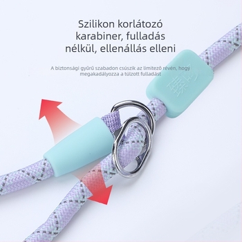 Kutyaszíj közepes és nagy testű kutyáknak — nylon kötél; Márka Zhen duo; Kategória: háziállat-láncok és kötélzet; fix hosszúságú; Nem bővíthető