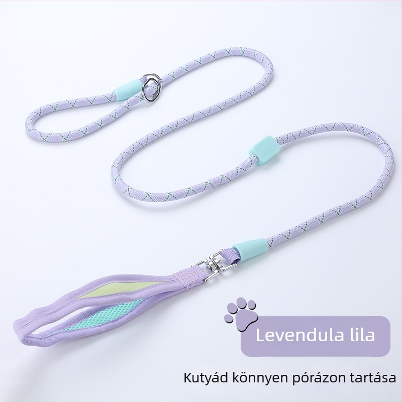 Kutyaszíj közepes és nagy testű kutyáknak — nylon kötél; Márka Zhen duo; Kategória: háziállat-láncok és kötélzet; fix hosszúságú; Nem bővíthető