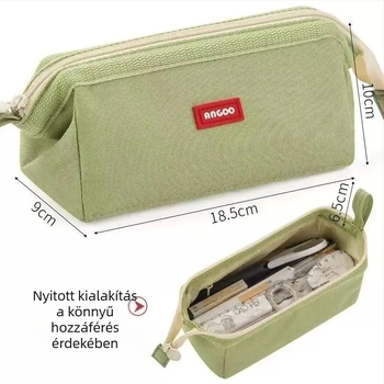 Minimalista tolltartó általános iskolásoktól középiskolásokig, Harajuku stílus, nagy kapacitású