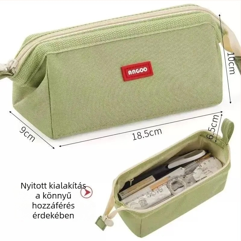 Minimalista tolltartó általános iskolásoktól középiskolásokig, Harajuku stílus, nagy kapacitású