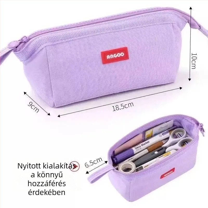 Minimalista tolltartó általános iskolásoktól középiskolásokig, Harajuku stílus, nagy kapacitású