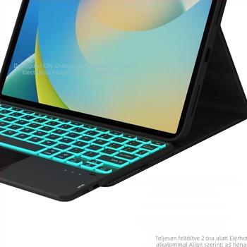 Huawei tablettához készült védőtok tollhelyes és háttérvilágítású Bluetooth billentyűzettel