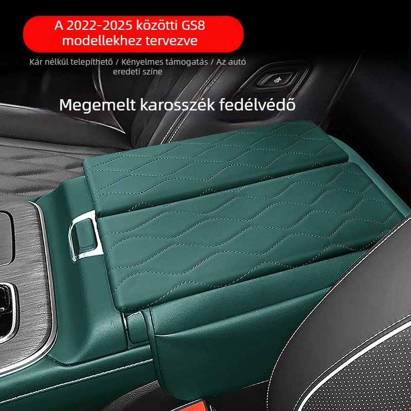 Trumpchi GS8 középkonzol kartámasz magasságát növelő párna, tárolózseb és dekoratív védőborítás
