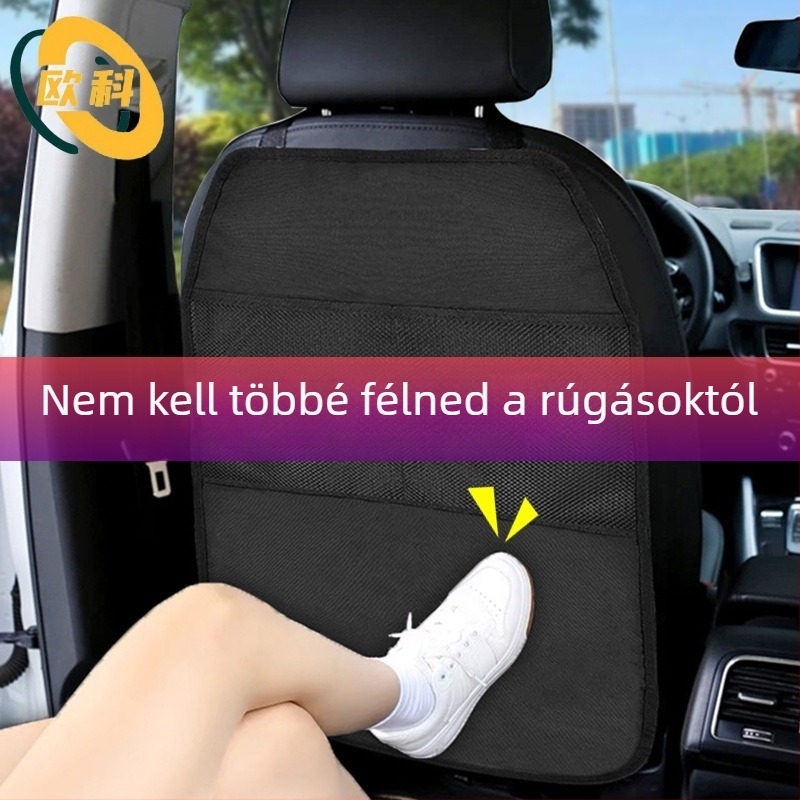 Autóülés hátsó védő párna – Senkai, modell A1095, Oxford szövet, függő kialakítás, minden évszakhoz