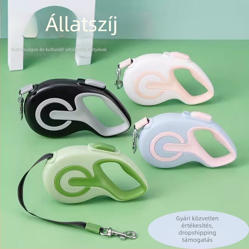 Kutyák számára visszahúzható póráz • Nylon anyag • Automata visszahúzó rendszer • Jin Duo márka • Eredet Zhejiang