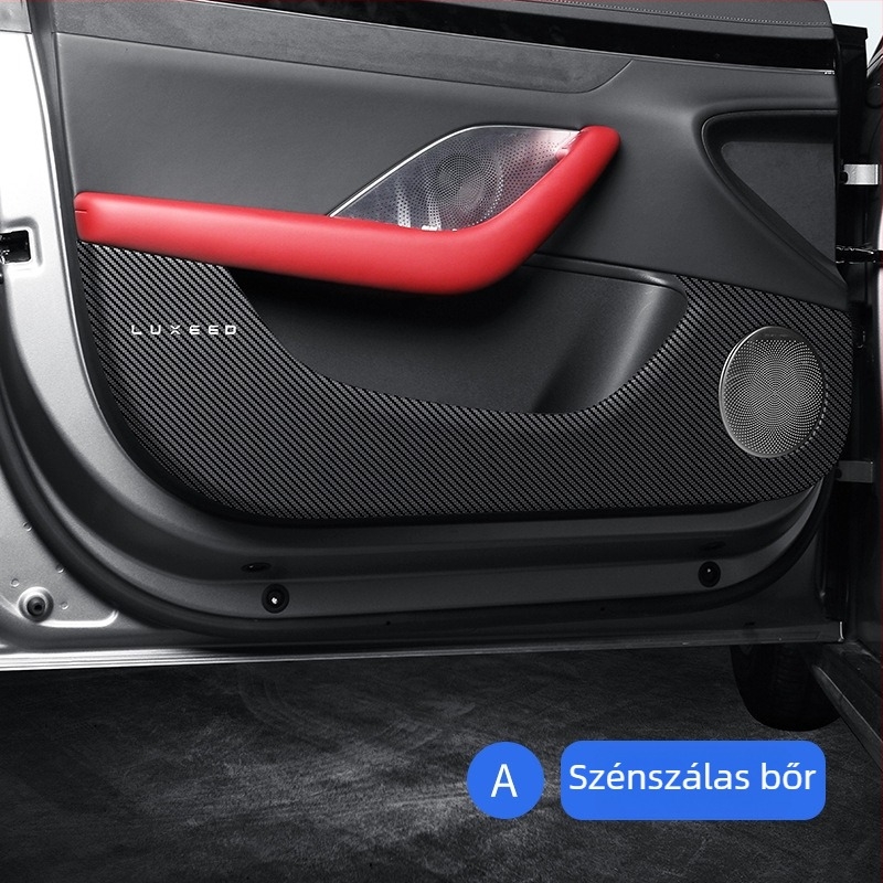 SNBLO Bőr ajtó küszöb védő – belső dekorhoz való bőr betét