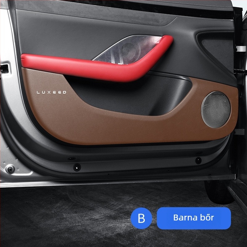 SNBLO Bőr ajtó küszöb védő – belső dekorhoz való bőr betét