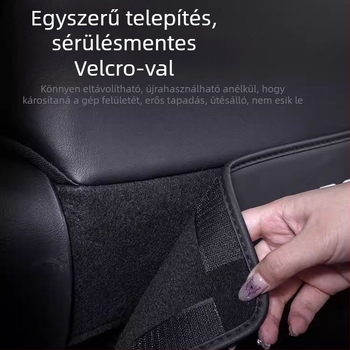 Bőr autÓülésvédő párna a hátsó üléshez, szivaccsal töltve, logónyomtatás és testreszabás elérhető