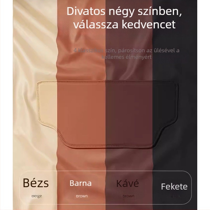 Bőr autÓülésvédő párna a hátsó üléshez, szivaccsal töltve, logónyomtatás és testreszabás elérhető
