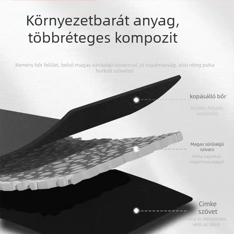 Bőr autÓülésvédő párna a hátsó üléshez, szivaccsal töltve, logónyomtatás és testreszabás elérhető