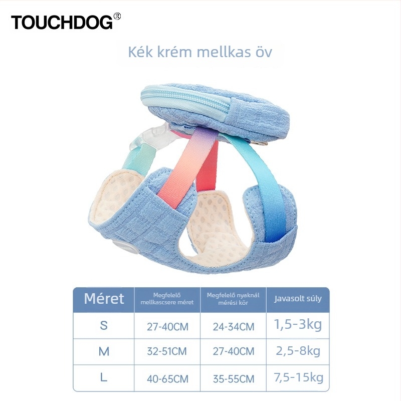 Nylon kutya hám – állítható, márka Touchdog it it