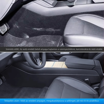 Tesla Model 3/Y központi konzol oldalvédő (kick pad) – minden évszakhoz, TPE, kód YS-01