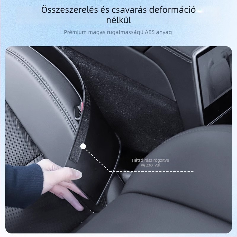 Tesla Model 3/Y központi konzol oldalvédő (kick pad) – minden évszakhoz, TPE, kód YS-01