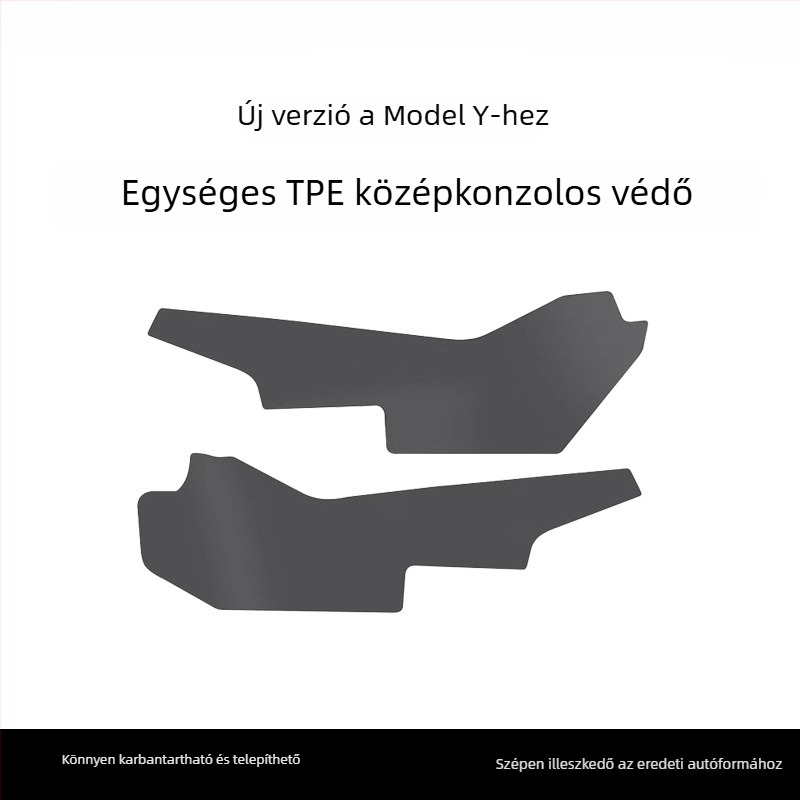 Tesla Model 3/Y központi konzol oldalvédő (kick pad) – minden évszakhoz, TPE, kód YS-01