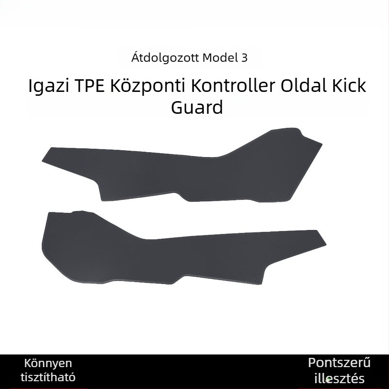 Tesla Model 3/Y központi konzol oldalvédő (kick pad) – minden évszakhoz, TPE, kód YS-01