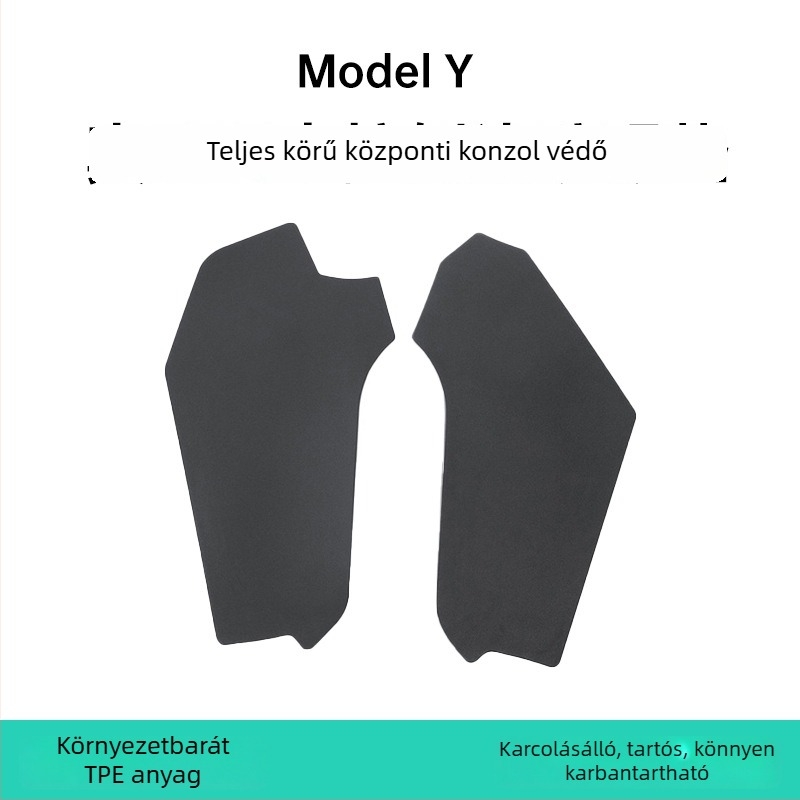 Tesla Model 3/Y központi konzol oldalvédő (kick pad) – minden évszakhoz, TPE, kód YS-01